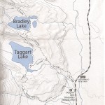 Taggart & Bradley Lake trail map
