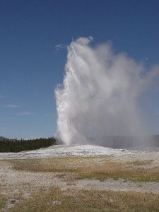 Old Faithful Geyser - Yellowstone National Park