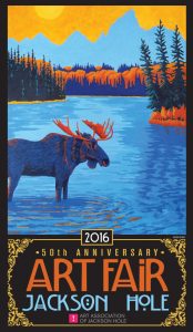 art Fair Jackson Hole 2016 Poster