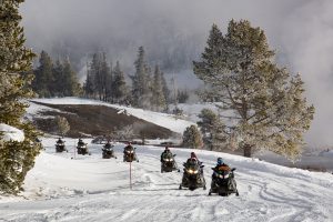 snowmobiling tours in yellowstone