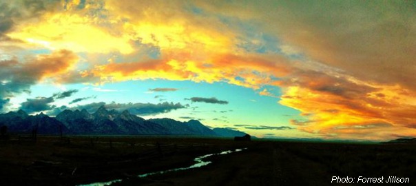 Beautiful Photograph of Grand Tetons in Jackson Hole Wyoming