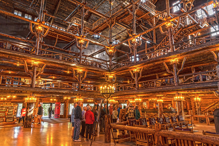 Old Faithful Inn In Hdr Angelo Marcialis Melody Of Light Photography 